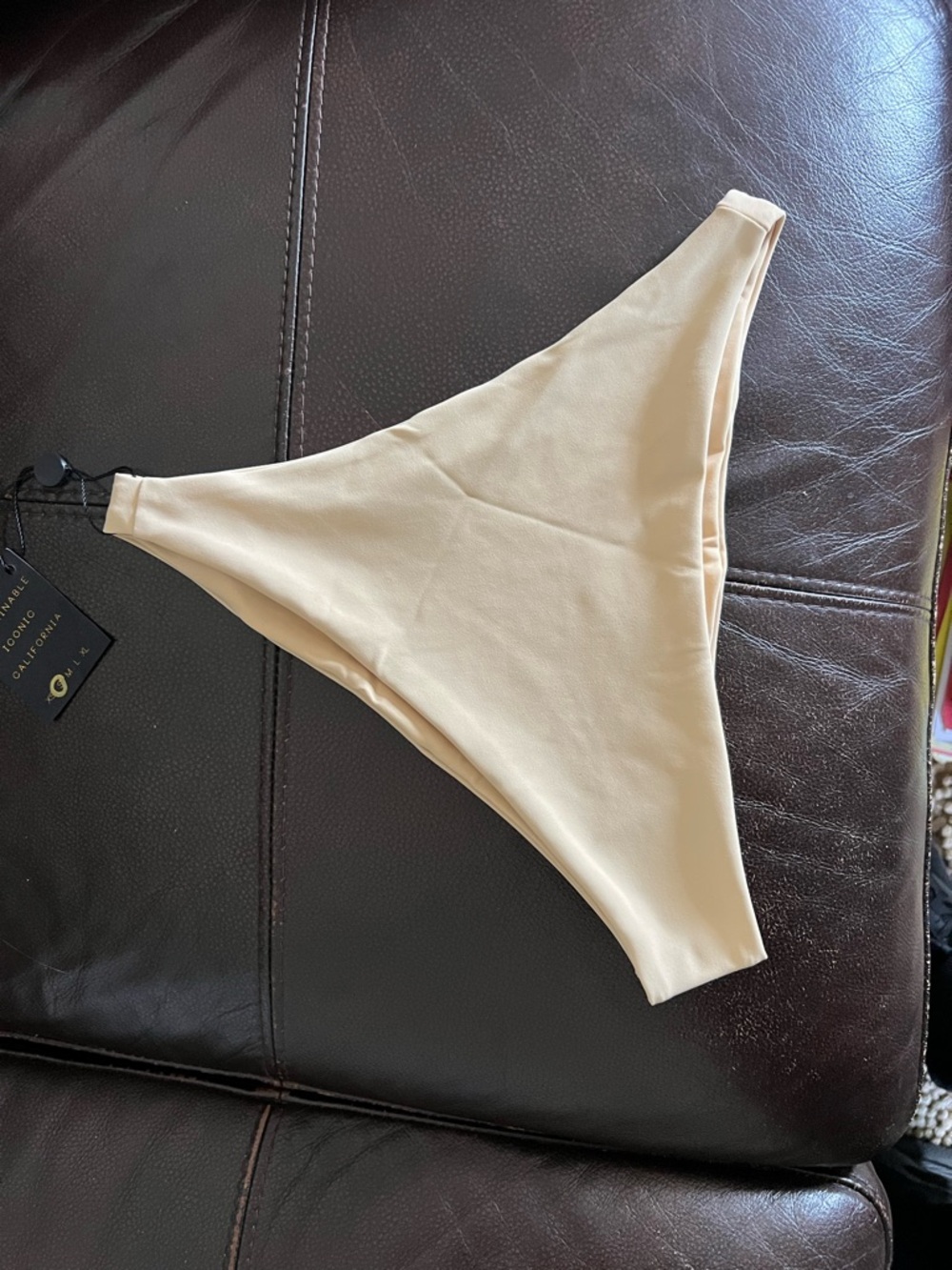 Skatie Cream Bikini Bottom